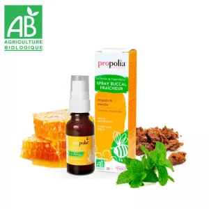 Propolia Refreshing-mint-propolis-oral-spray-pullo ja paketti