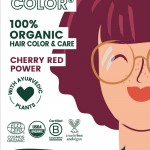 Herbatint kasviväri valkovihreässä pahvipakkauksessa sävyssä cherry red power.