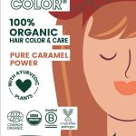Herbatint kasviväri valkovihreässä pahvipakkauksessa sävyssä pure caramel power.
