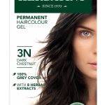 Herbatint kestoväri valkovihreässä pahvipakkauksessa sävyssä 3N eli tumma kastanja.